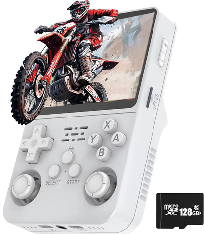R36S Retro Game Console Handheld Video Arkos 2.0 System 3.5 Inch Single Card Portable Pocket Video Player 64GB 128GB 20000 Games